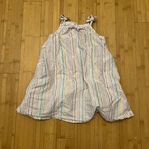 Hanna Andersson Multicolor Striped Kids Dress